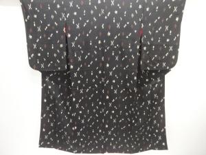 アンティーク　錦紗絣柄着物